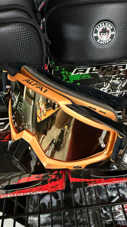 Copper Gold Off Road Goggles