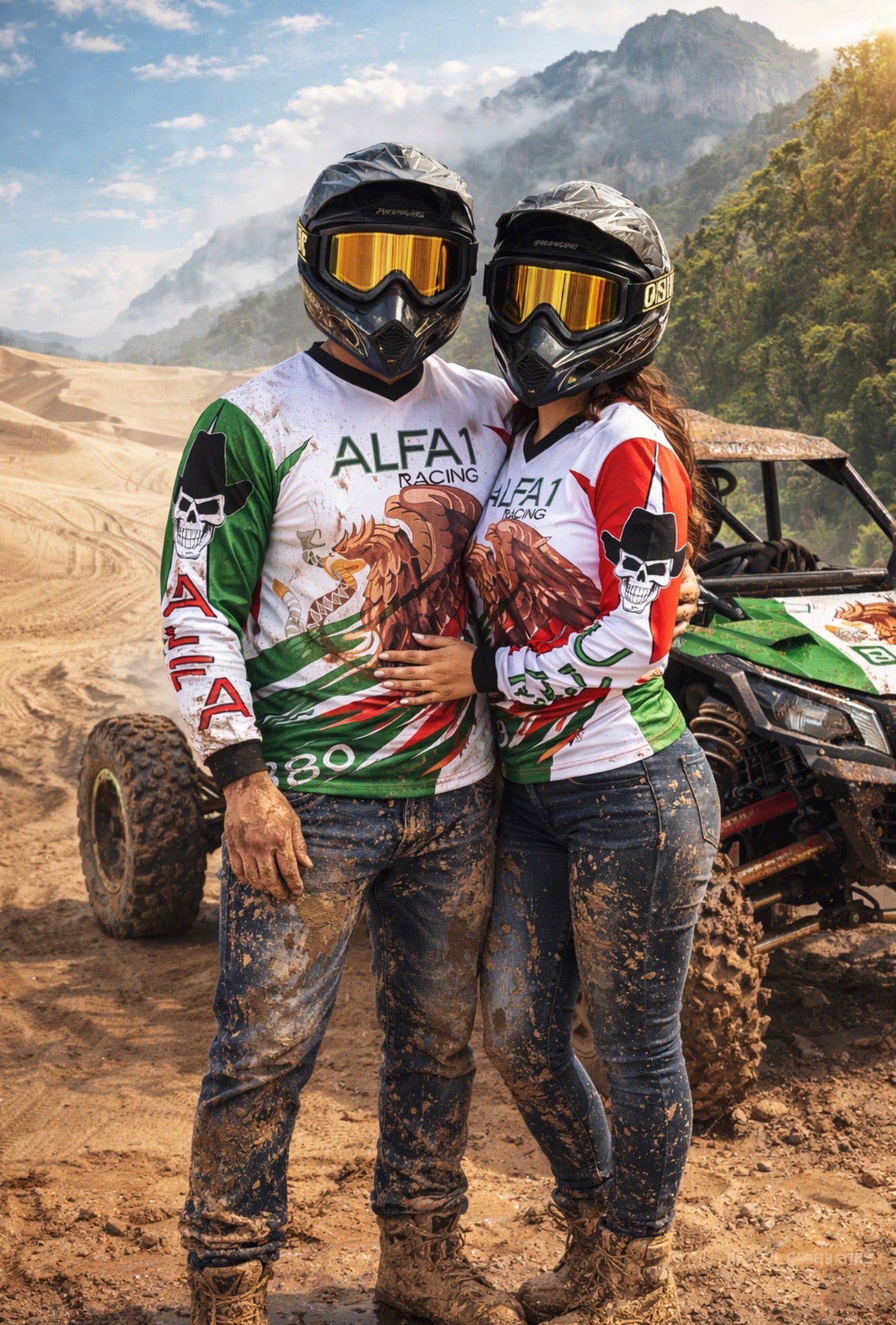 Mexico Off-Road Jersey Blanca | Dirt Bike & UTV Gear | Alfa1