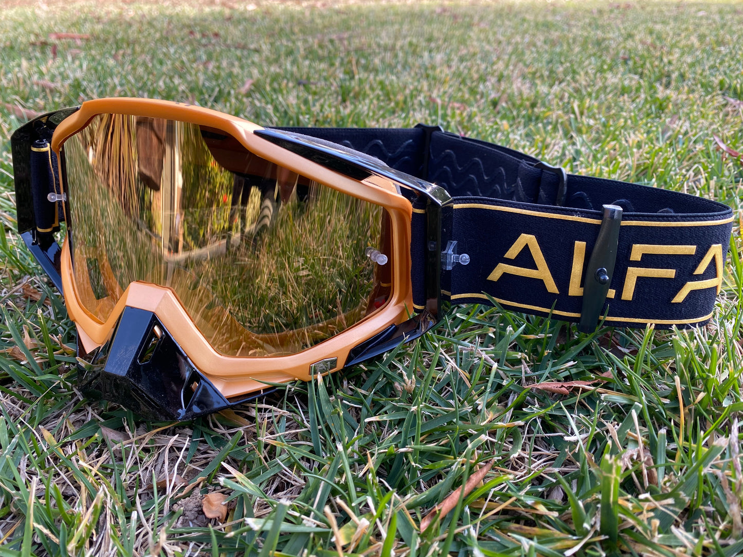 Copper Gold Off Road Goggles