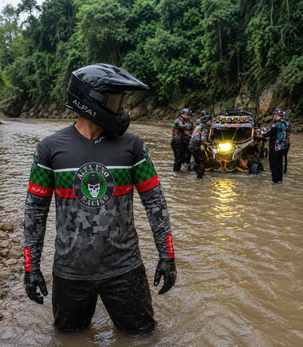 A1R Checkered Mexico Jersey