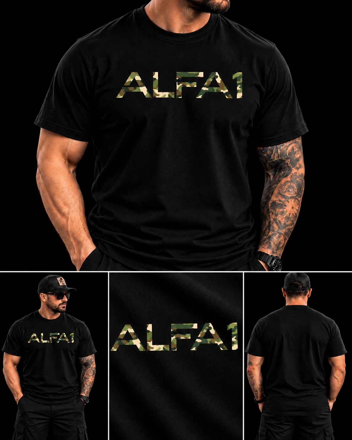 ALFA1 Watermark T-Shirts