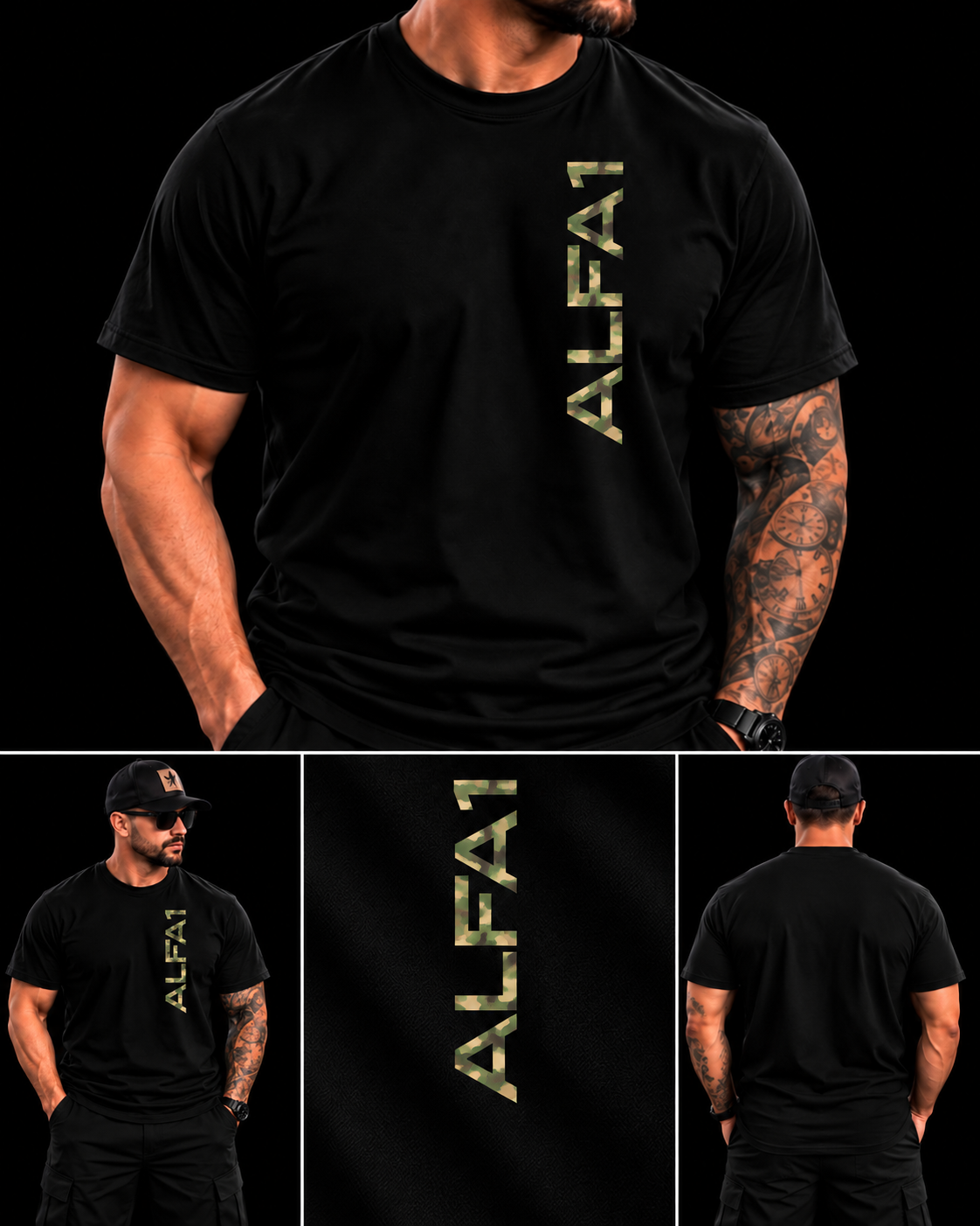 ALFA1 Watermark T-Shirts