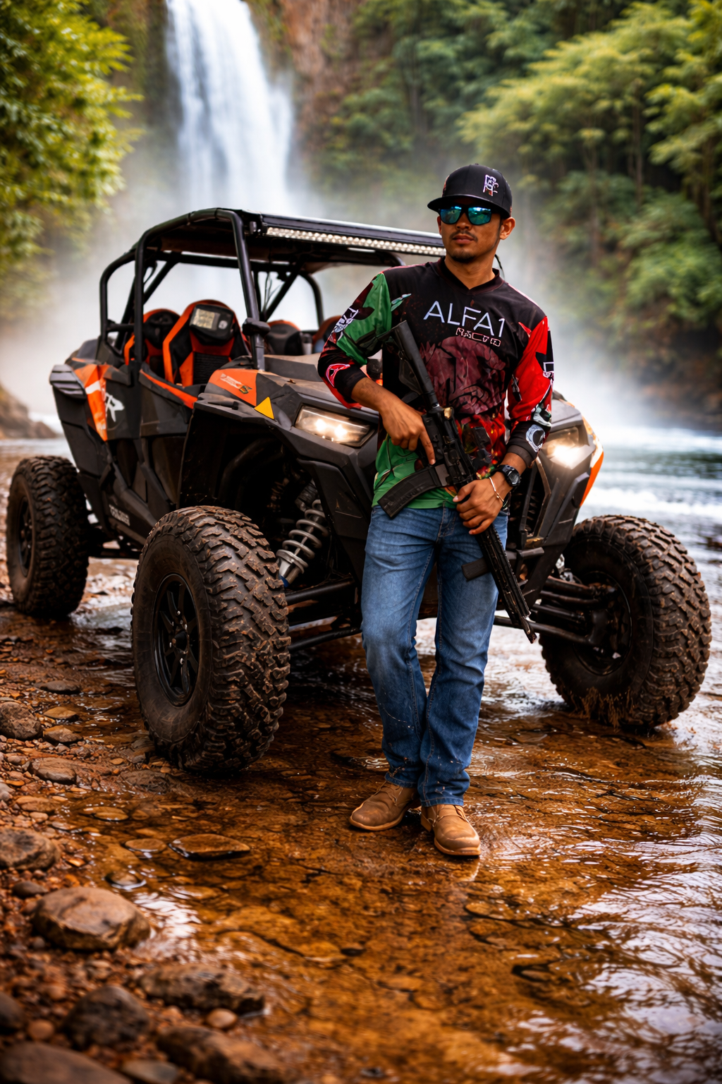 Mexico Off-road jersey negra