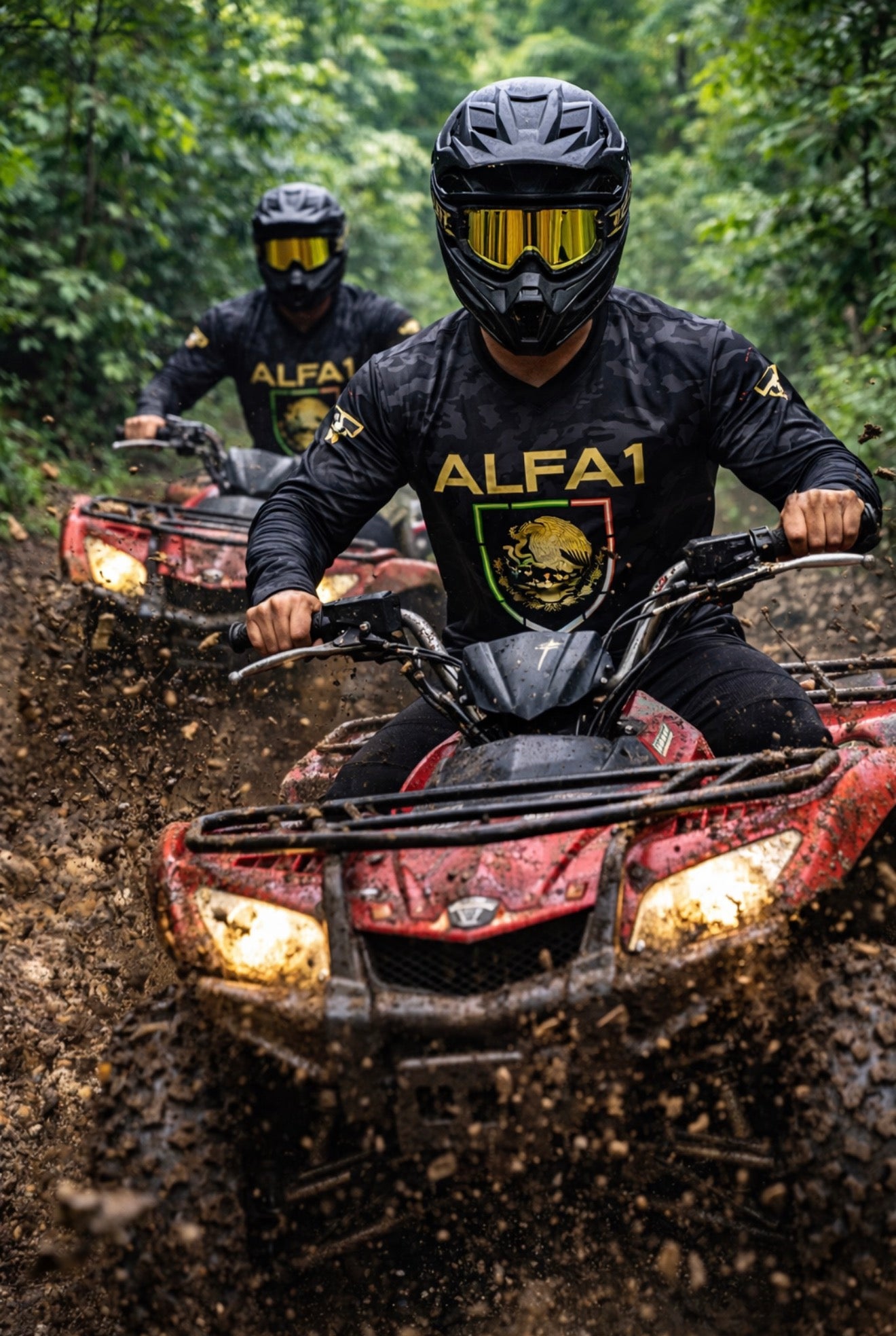 Escudo Dorado Black Off-road Jersey