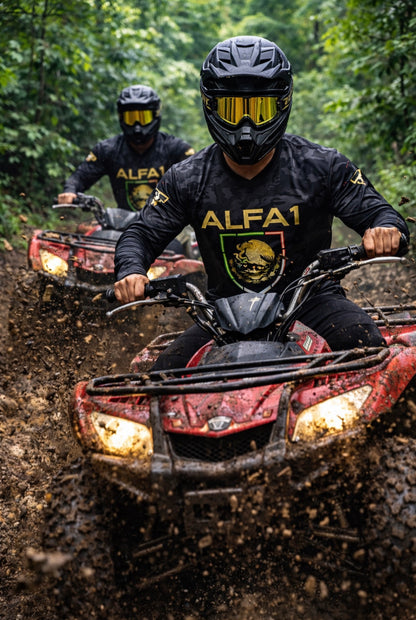 Escudo Dorado Black Off-road Jersey