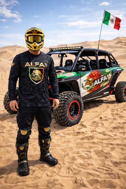 Escudo Dorado Black Off-road Jersey