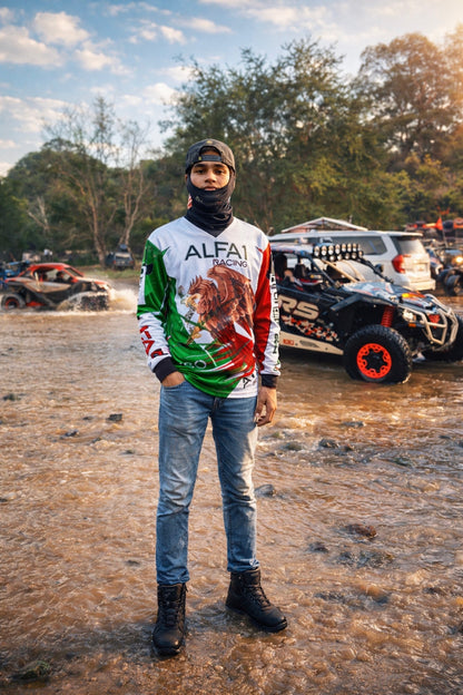 Mexico off-road jersey blanca