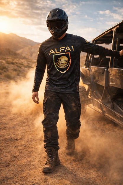 Escudo Dorado Black Off-road Jersey