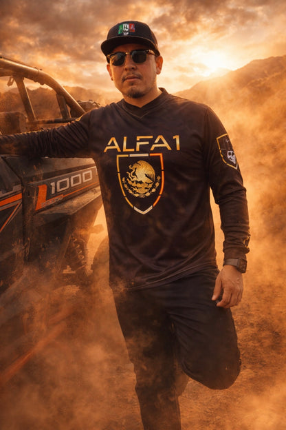 Escudo Dorado Black Off-road Jersey
