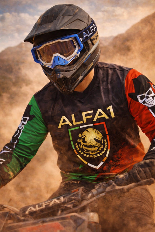 A1R  Blue Off-road Goggles