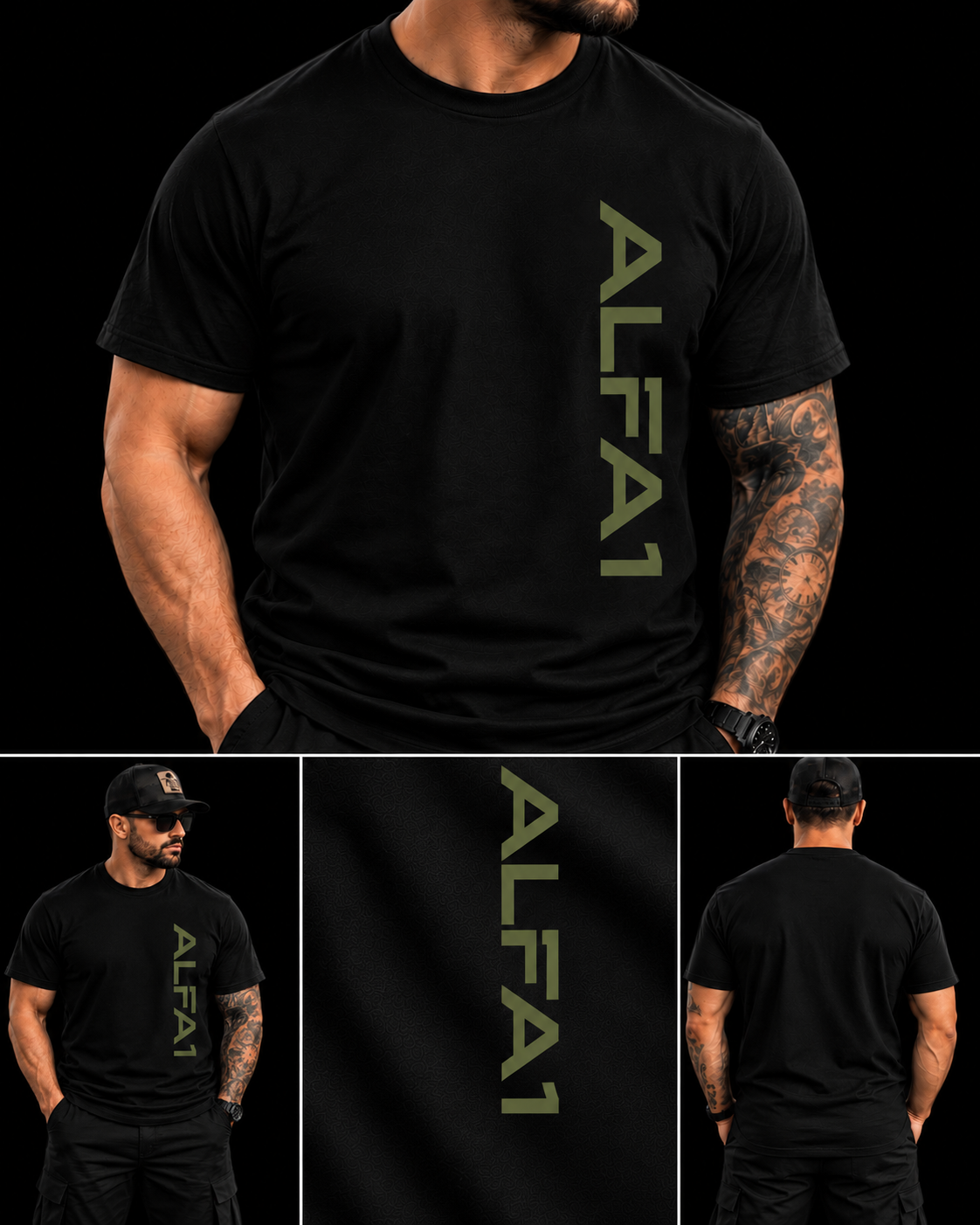 ALFA1 Watermark T-Shirts