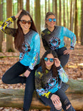 Turquesa off-road jersey mujer