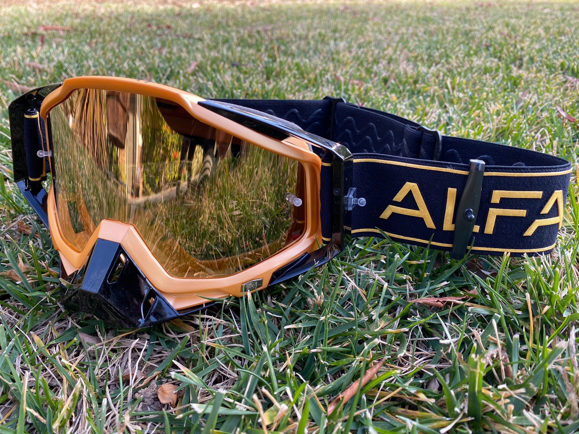 Copper Gold Off Road Goggles