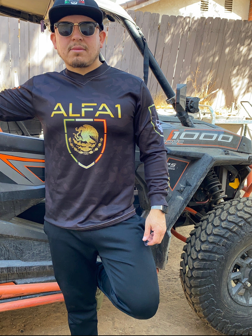 Escudo Dorado Black Off-road Jersey