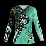 Turquesa off-road jersey mujer