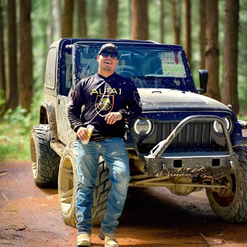 Escudo Dorado Black Off-road Jersey